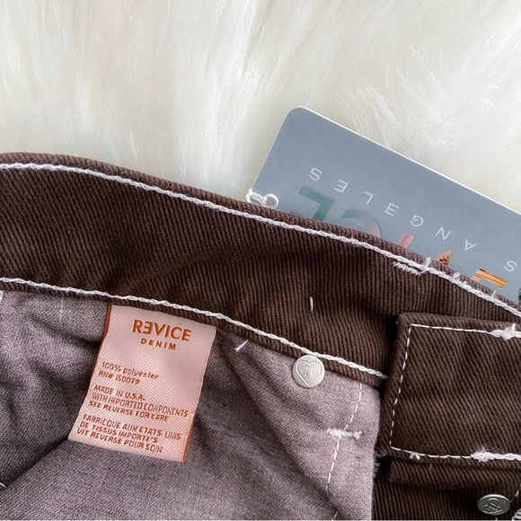 Revice Ex Boyfriend Miss Me Jeans Dark Brown Women’s 28 New - Picture 11 of 16